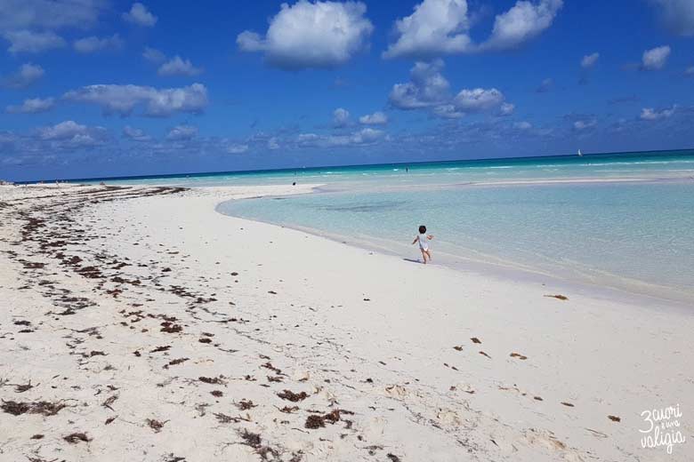 Cuba con bambini itinerario - Playa Las Gaviotas, spiaggia incontaminata