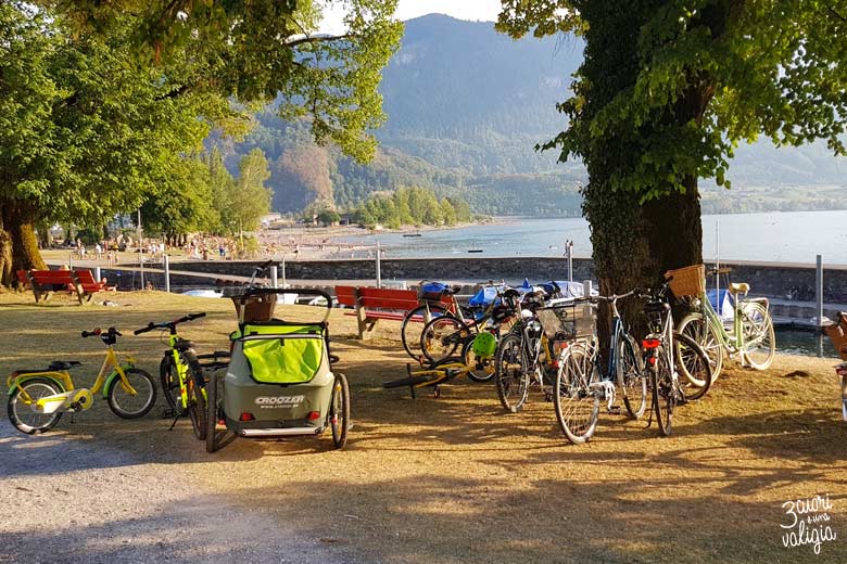 Svizzera - Walenstad, lago di Walen, area verde
