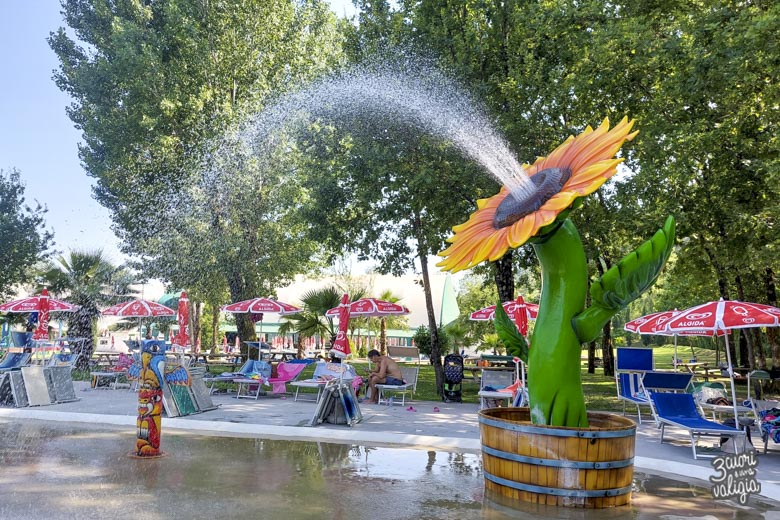 Hawaii Park Cassino area bimbi con giochi d'acqua